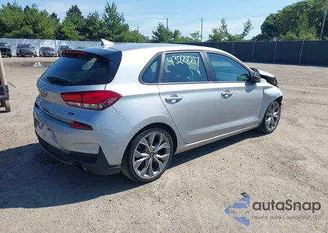 2020 Hyundai Elantra Gt N Line из США, поврежденный, VIN KMHH55LC4LU143744